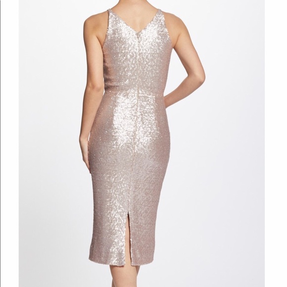 DRESS THE POPULATION Camila Sequin Midi Dress - Picture 3 of 4